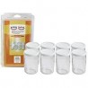 Lot de 8 pots yaourtière 